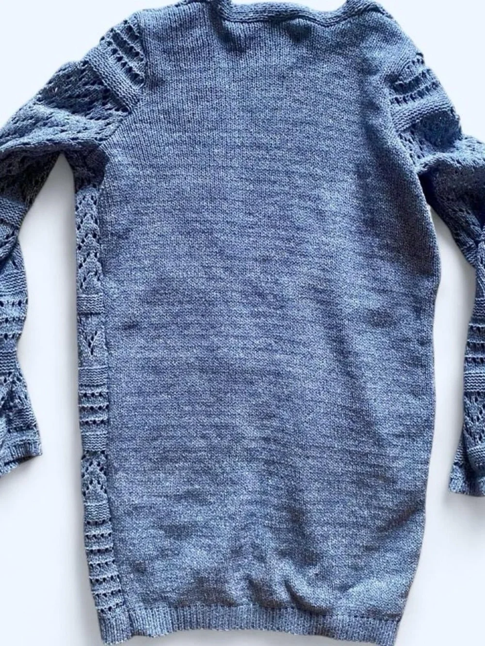 Blue cardigan